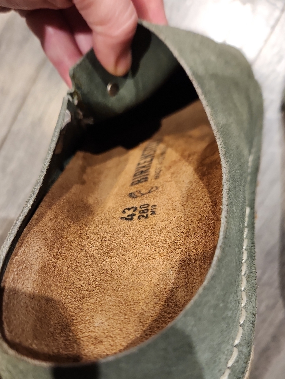 EUC Birkenstock Zermatt Women's Sz 12-12.5 Men's Sz 10-10.5 Clogs Thyme Green - Picture 9 of 9